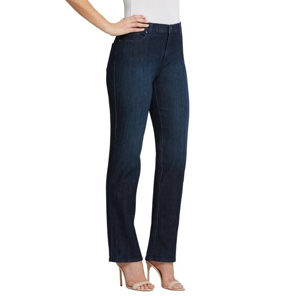Gloria Vanderbilt Amanda 10/33 Long High-Rise Tapered 10L Pants Supreme Stretch - Picture 13 of 13